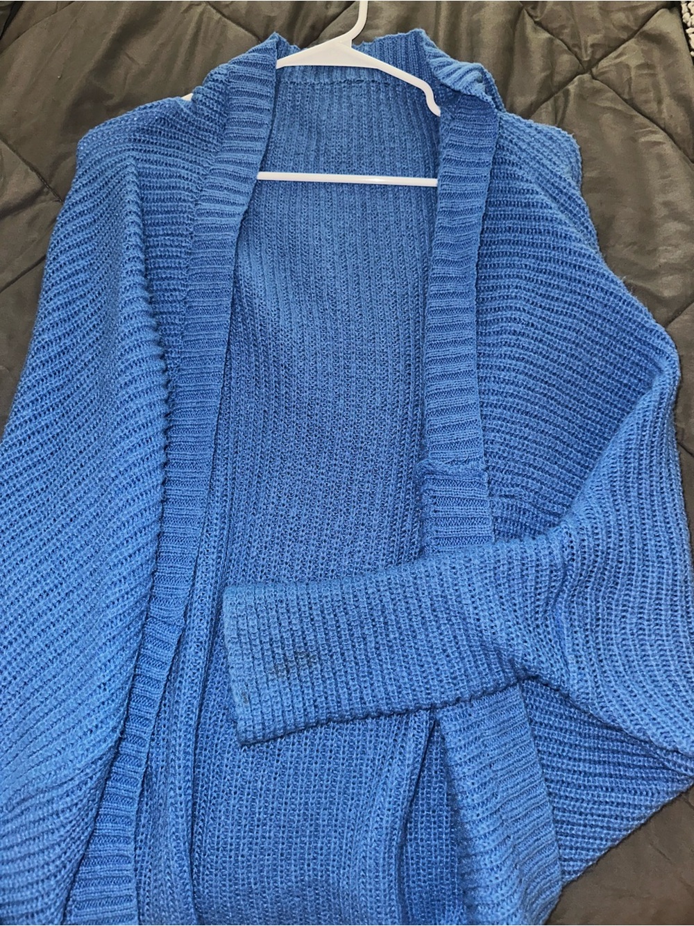 Blue Abstract Cardigan - Picture 3 of 3